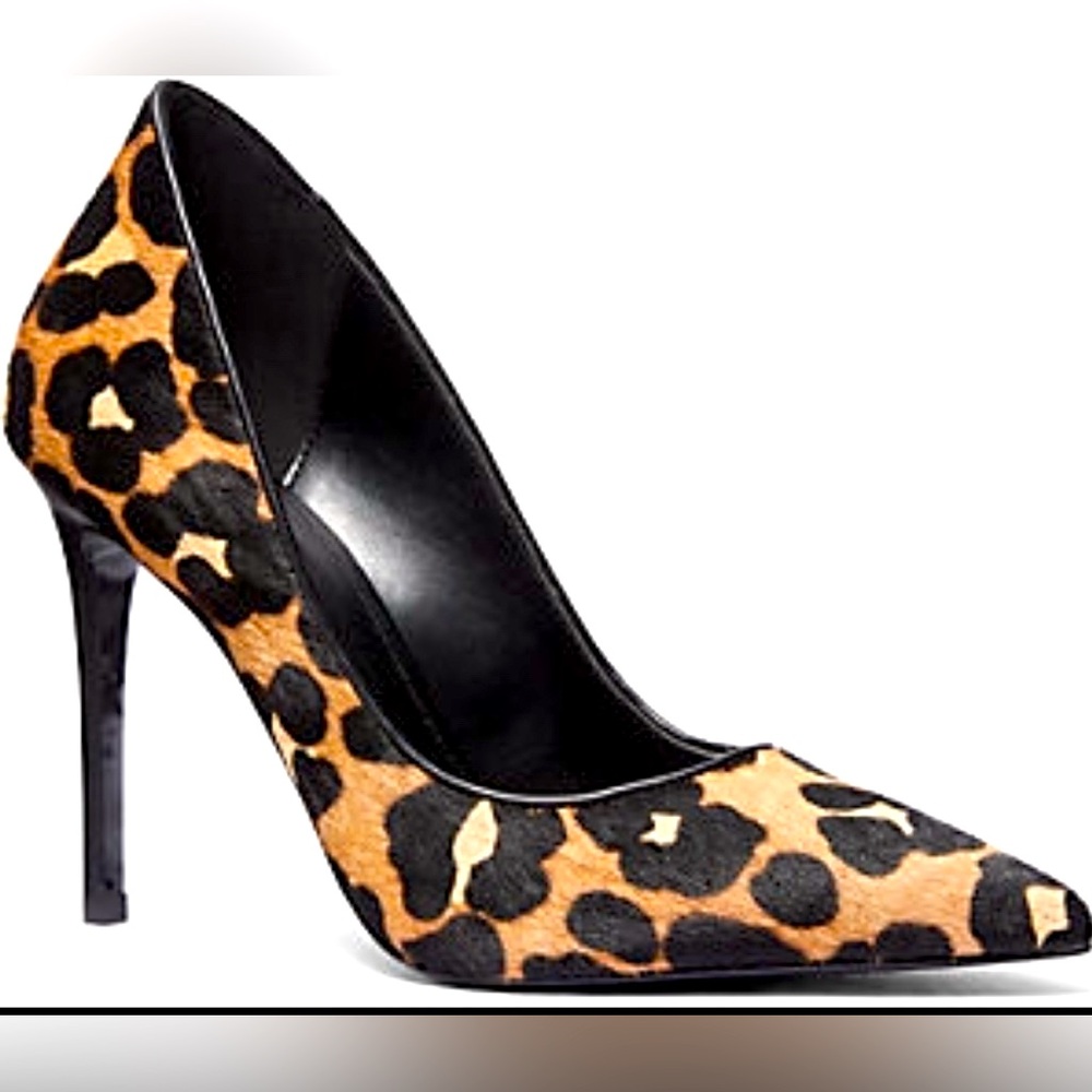 Michael Kors Keke Leopard Print Calf hair Pumps size 8.5